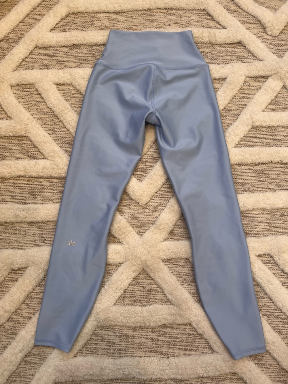 ALO Airlift High Waist 7/8 Seashell Blue Leggings XXS Perfect condition - Picture 4 of 9